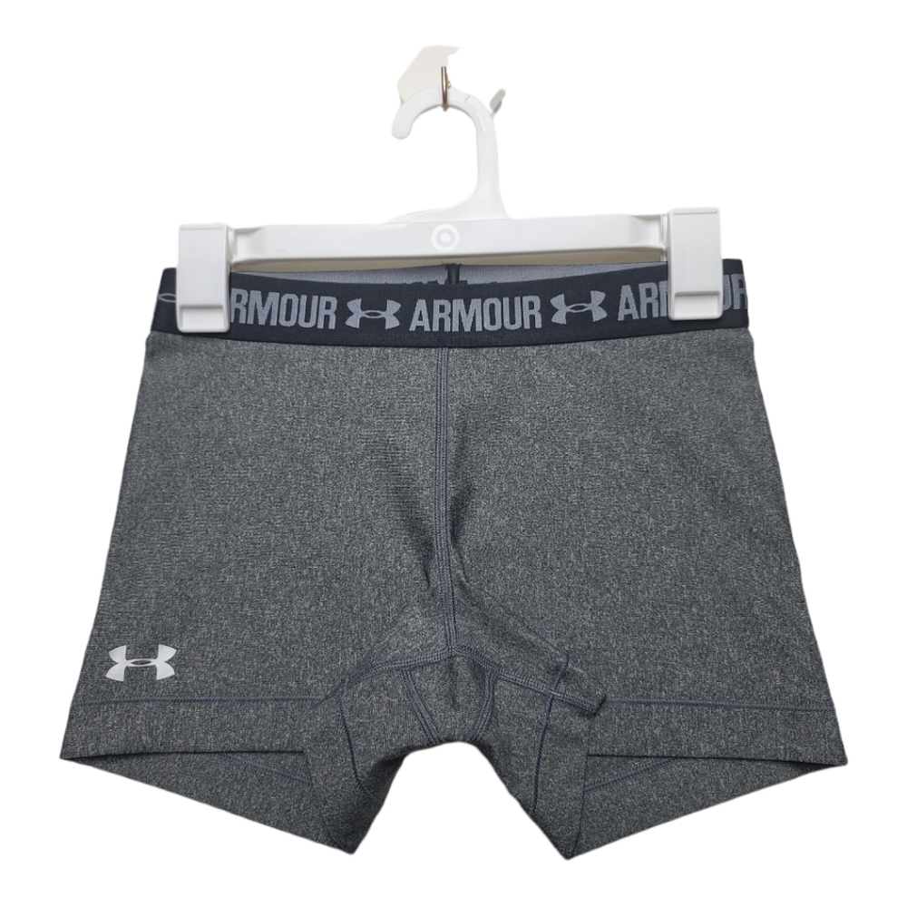 🌺UNDER ARMOUR WOMANS GRAY HEATHERED *Lightweight Activewear Shorts*